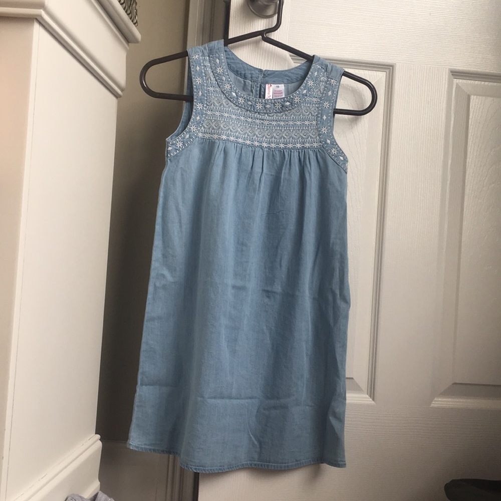 Chambray Sleeveless Dress